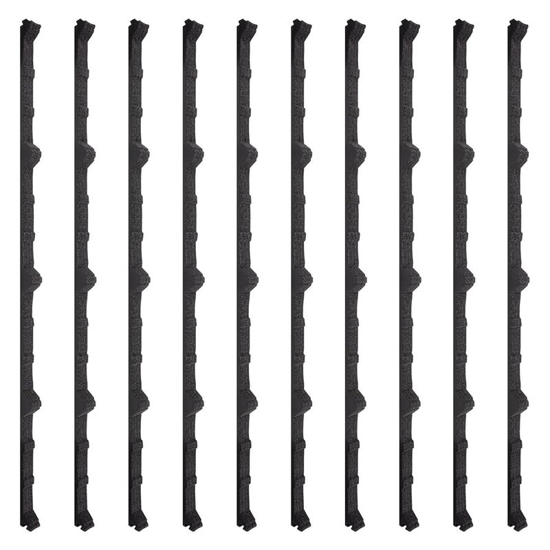 Sthovd 9 in Inside Foam for Metal Roofs Classic Rib Profile Foam Closure Strips Fit for Metal Roofing Panels 3 Feet Long Roof Closure Strips (10 Pcs) - Image 1